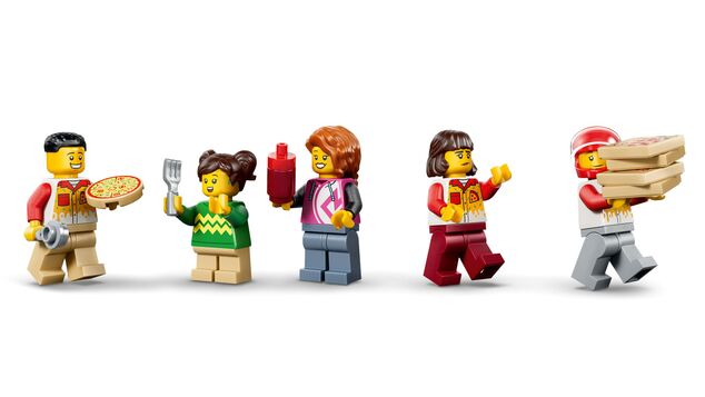 LEGO® City 60496 Donáška pizze s vozidlami
