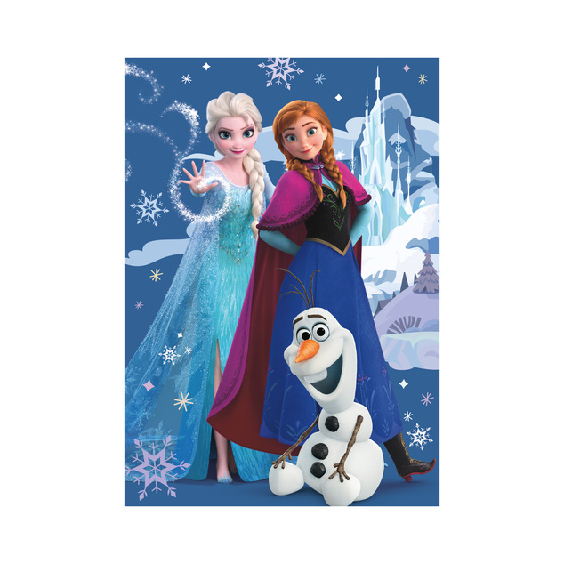 Puzzle Frozen: Kúzelné sestry 100 xl dielikov neón