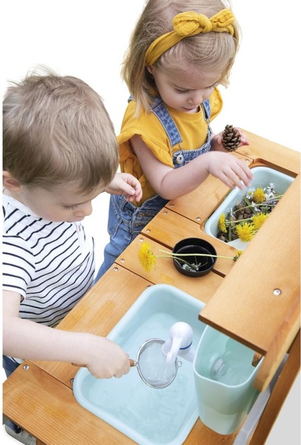 Janod Cuisine extérieure en bois pour enfants Muddy Lab