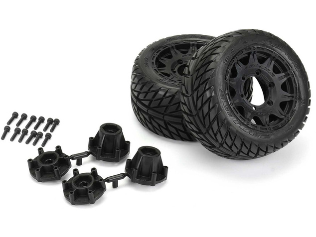 Pro-Line kolo 2.8", pneu Street Fighter LP, disk Raid H12 čierny (2)