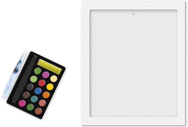 Janod Atelier Sada Maxi Maľovanie vodovými farbami Záhrada od 6 rokov