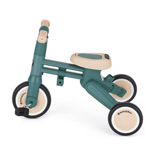 PETITE&amp;MARS Tricycle multifonction 4 en 1 Drift Misty Green