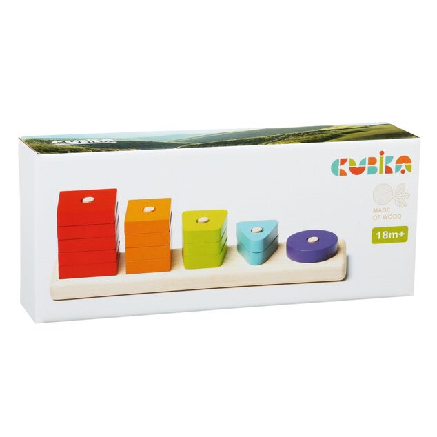 Cubika 15320 Klassenformen VI - Holzpuzzle 16 Teile