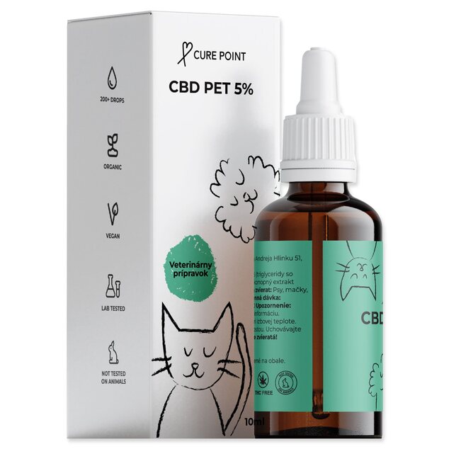 Olej CBD 5% bez príchuti 10ml