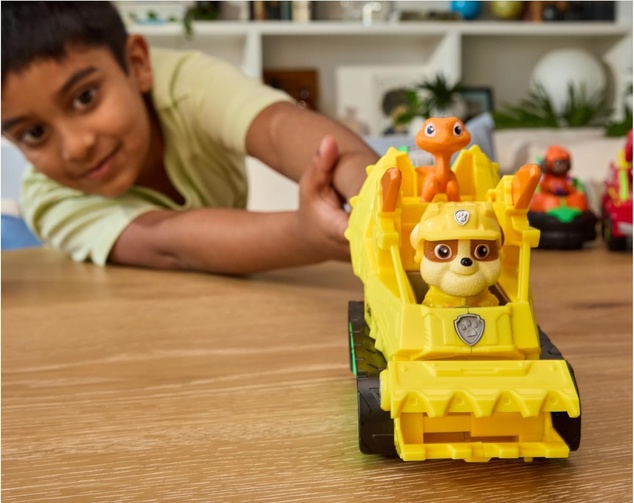 Spin Master Paw Patrol Dino veicolo d'azione Rubble