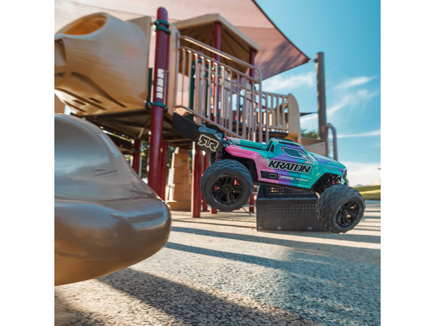 Arrma Mini Kraton 3S DSC BLX 1:16 4WD RTR turkizna/roza