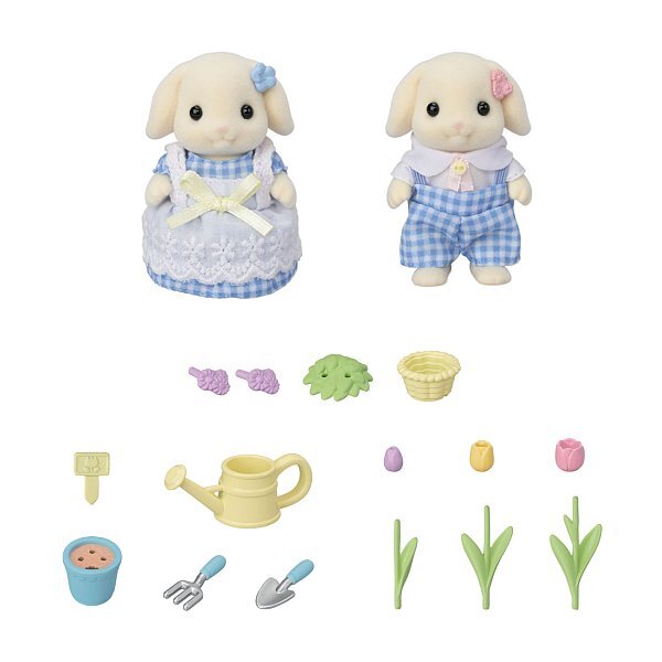 Sylvanian Families Kvetinový set a súrodenci Flora králikov