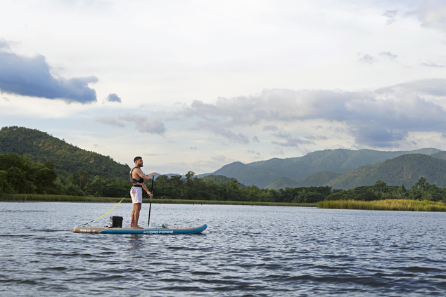 Bestway Freesoul Elite™ Paddleboard-Set mit abnehmbarem Sitz - 15 x 84 x 335 cm