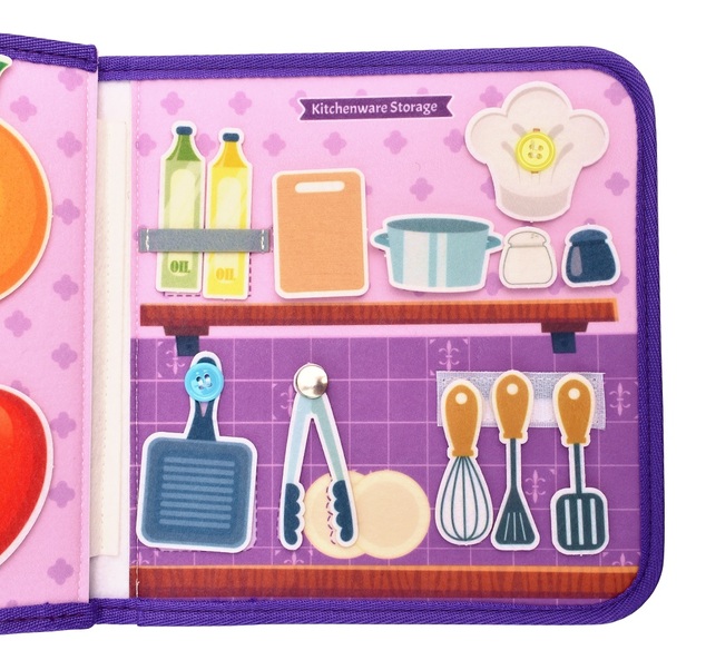 2Kids Toys Libro busy sensoriale Cucina