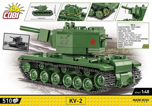 Cobi II WW KV-2, 1:48, 510 k