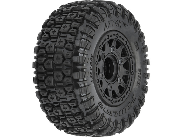 Pro-Line kolo s pneu 2.2/3.0" Aztek SC M2, disk černý Raid 6x30 H12 a H14: Slash, Senton