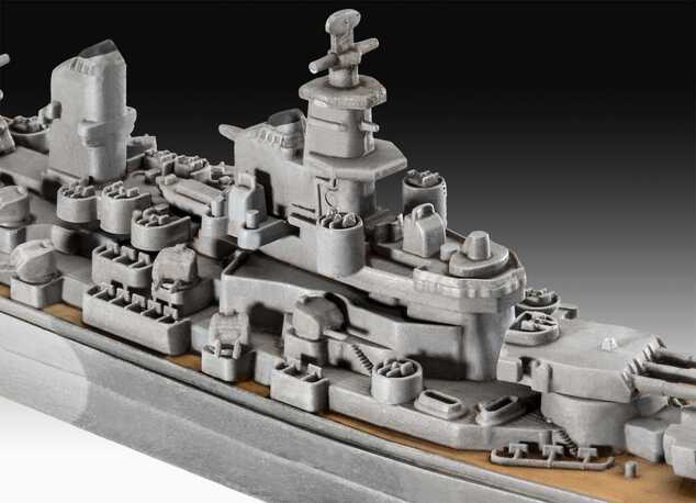 Plastikmodellbausatz Schiff 05183 - USS New Jersey (1:1200)