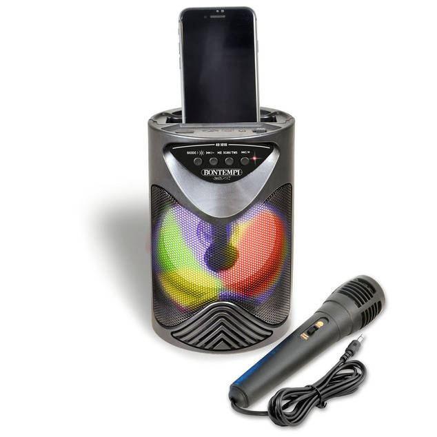 Bontempi Bezdrôtový reproduktor s mikrofónom a RGB podsvietením