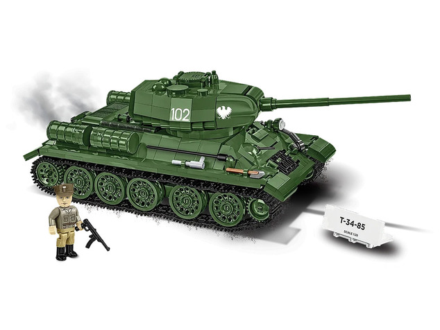 Cobi 2683 II WW Tanc T-34-85, 1:28, 1046 p, 1 f