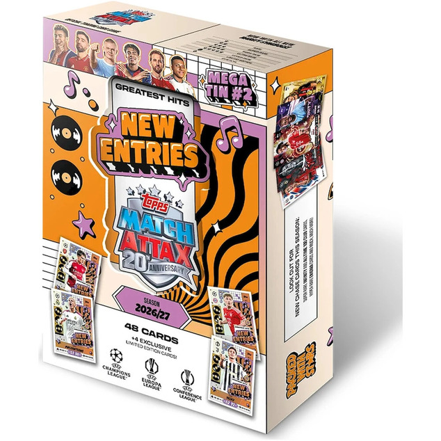 Nogometne kartice Topps Match Attax UCC 2026/27 - Mega Tin
