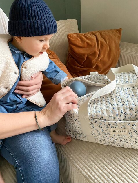 Borsa da weekend per mamme, Blueberry
