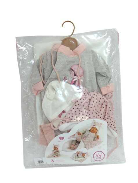Llorens M844-60 oblečenie pre bábiku NEW BORN veľkosť 43-44 cm