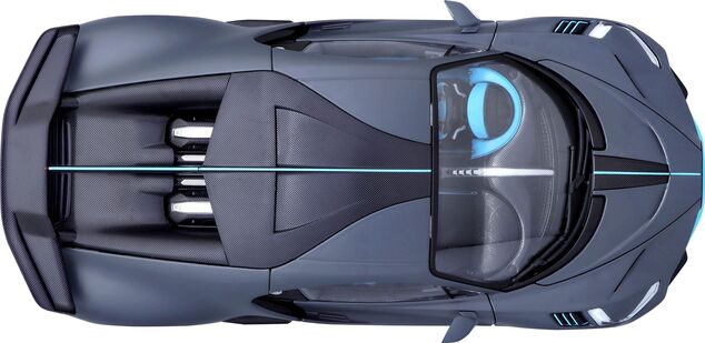 Bburago 1:18 TOP Bugatti Divo Grey