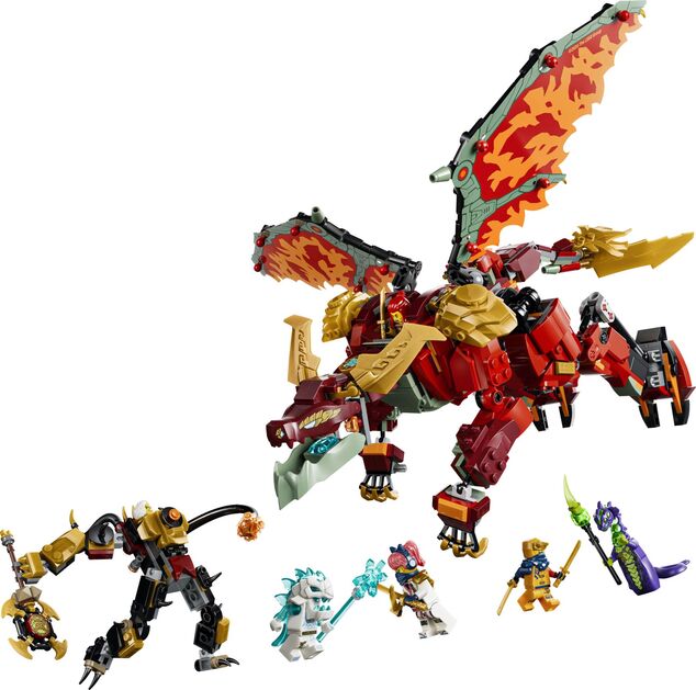 LEGO® NINJAGO® 71868 Wyldfyre a transformačný dračí oblek