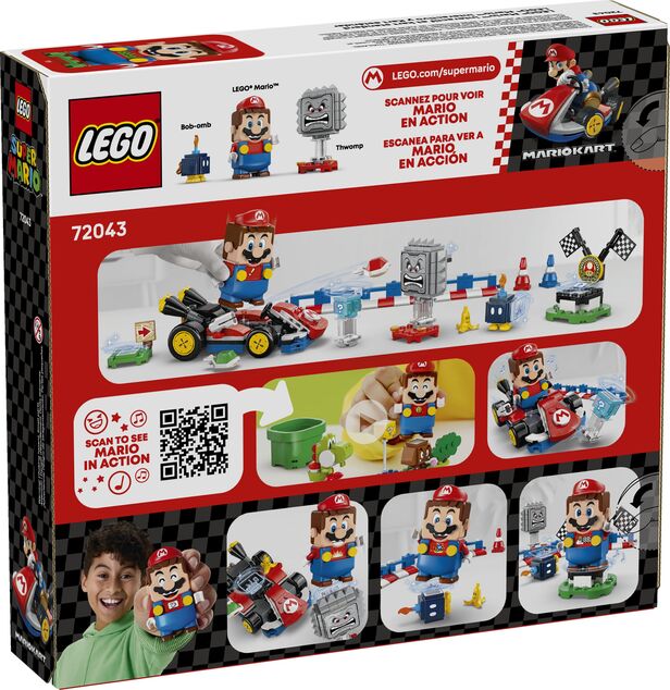 LEGO® Super Mario 72043 Mario Kart™ – Interaktívny LEGO® Mario™ a Standard Kart