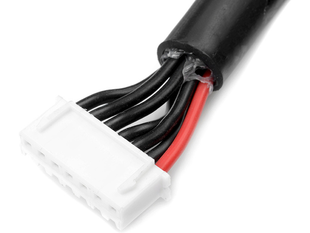 Konverzný balančný kábel 6S-XH - 6S-EH 22AWG 10cm