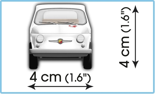 Cobi 24524 Fiat 500 Abarth 595