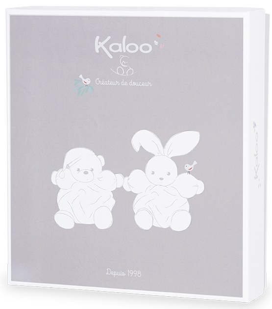 Kaloo Plume Plüsch Schmusetuch für Babys Weißer Bär