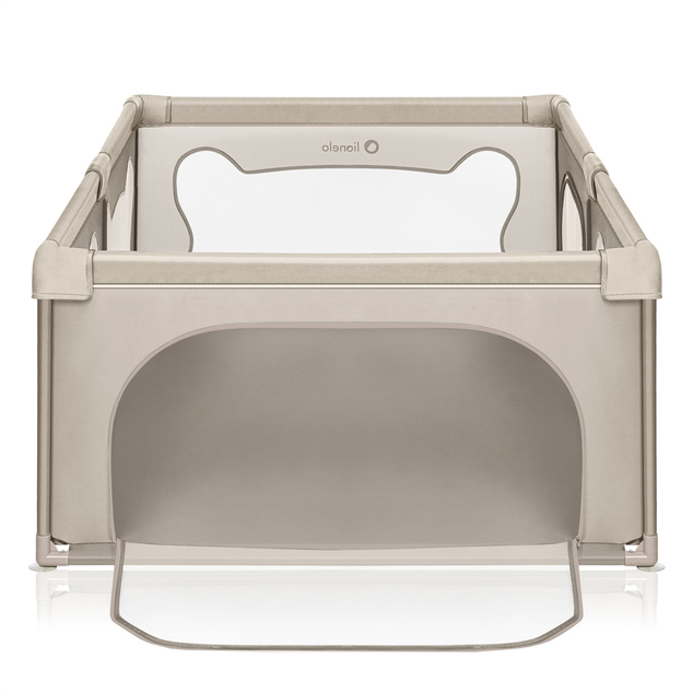 LIONELO Otroška ograja Willow Beige Sand 127 x 187 cm