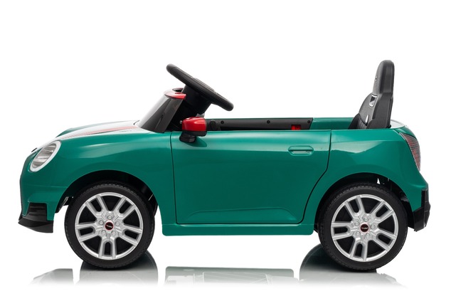 Elektrické autíčko BMW Mini Cooper 12V, zelené, USB Vstup s Bluetooth pripojením na MP3 Pr