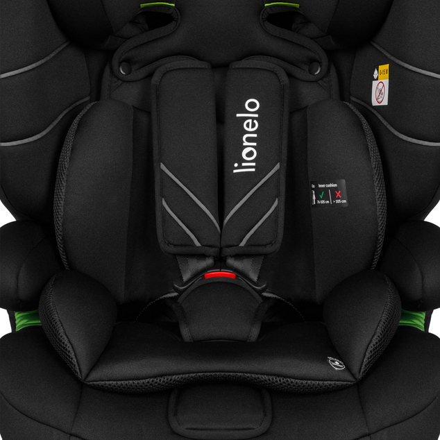 Lionelo Autosedačka Levi One i-Size (76-150 cm) Black Carbon