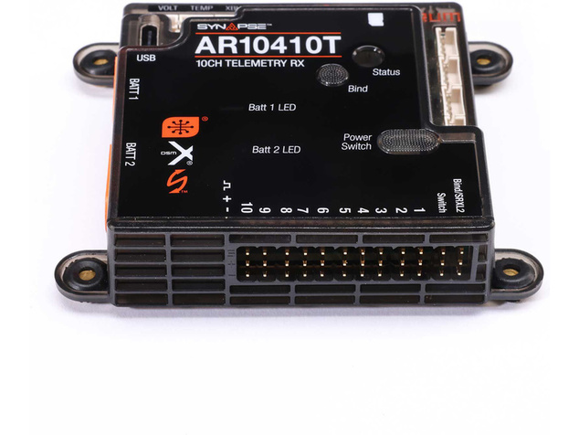 Spektrum přijímač AR10410T 10CH PowerSafe s telemetriou