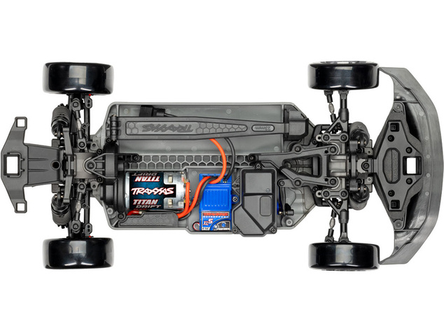 Traxxas 4-Tec Drift Ford Mustang 1:10 RTR čierny