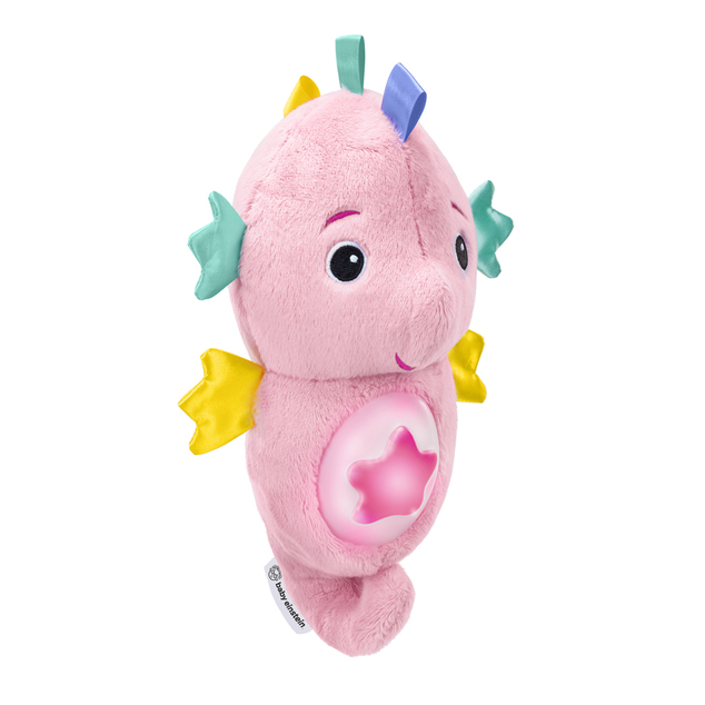BABY EINSTEIN Hračka uklidňující se senzorem pláče - mořský koník růžový