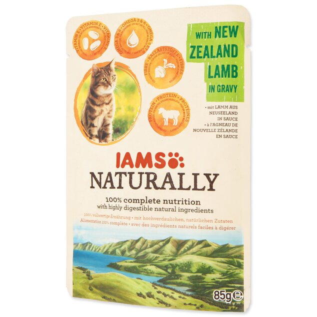 Kapsička IAMS Naturally jahňacie v omáčke 85g