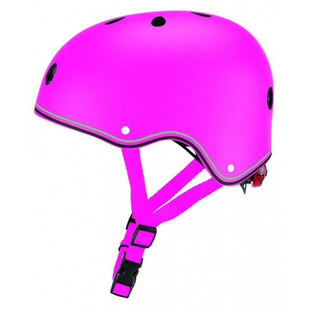 Globber detská prilba Primo Lights XS/S ( 48-53CM ) Fuchsia