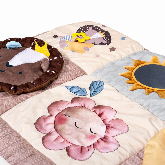 Tapis de jeu interactif Jumbo, Beige doux