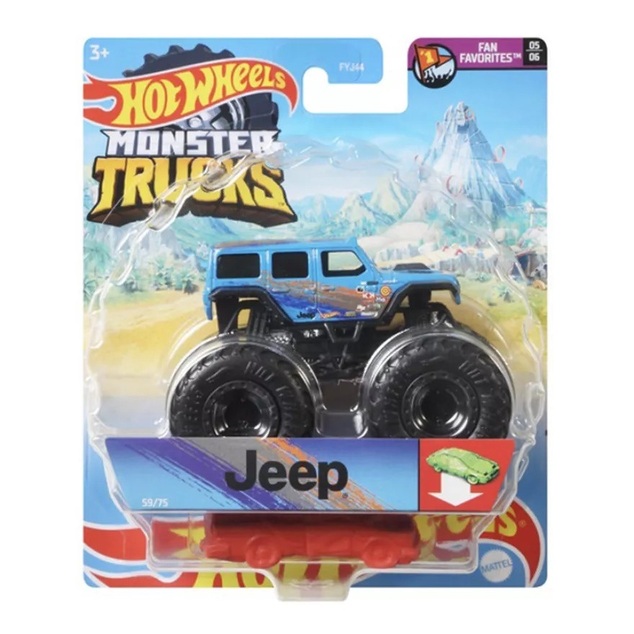 Mattel Hot Wheels Monster trucks kaskadérske kúsky asst