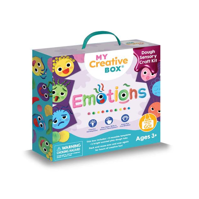 MY CREATIVE BOX® Senzorická kreatívna sada na modelovanie Emócie