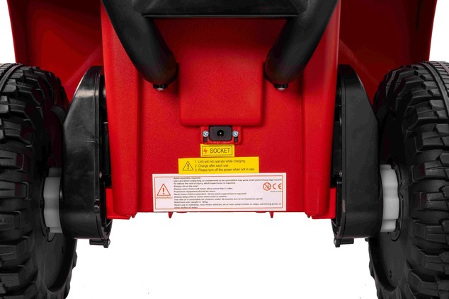 Licencovaná elektrická štvorkolka Arctic Cat 12V so zadným pohonom, červená, LED svetlá, L