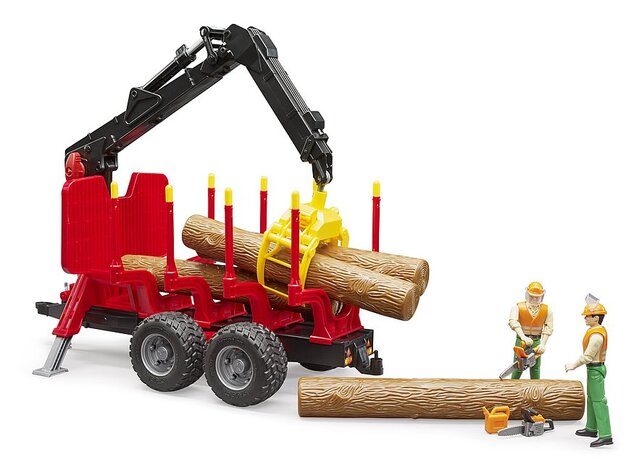 Bruder 02252 Lesný príves s hydraulickou rukou