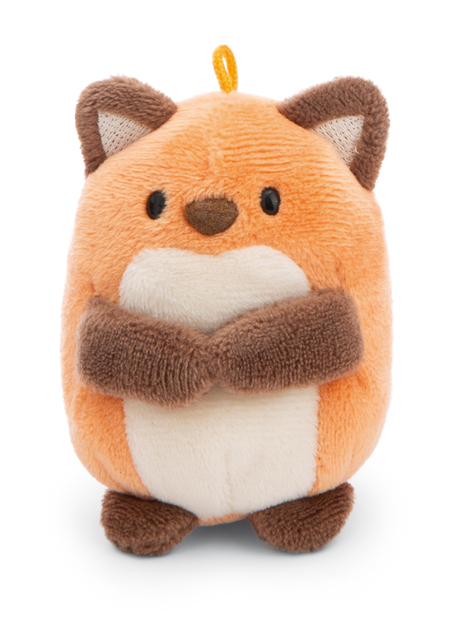 NICI plyš MyMochi Líška Geeks 8cm v kostýme žabky a videohrou, set darčekové balenie
