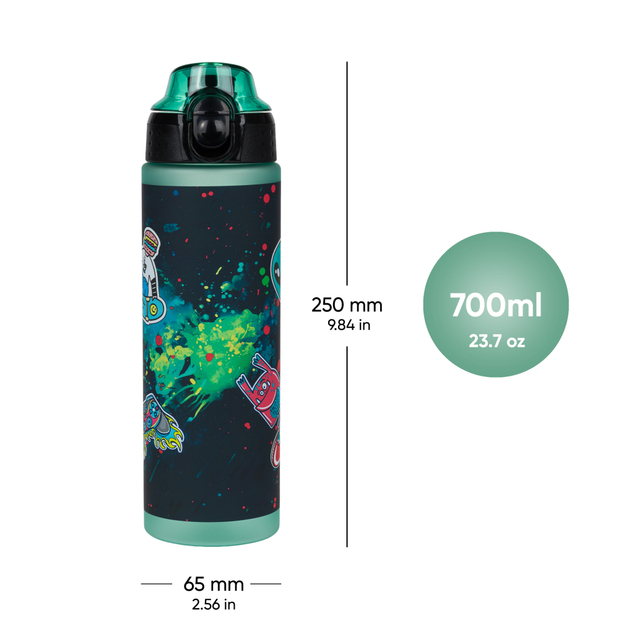 BAAGL Tritan-Flasche für Getränke Chill, 700 ml