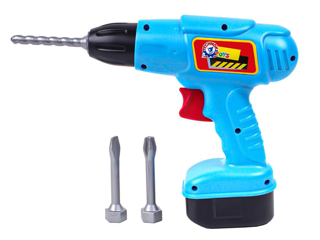 Vŕtačka 17cm + vrtáky 3ks