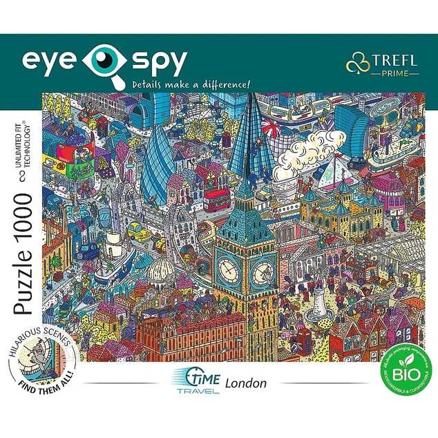 Trefl Puzzle Eye-Spy Sneaky Peekers, London 1000 Teile