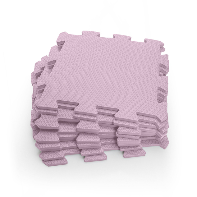 Penová podložka Puzzle 30x30 cm 9ks, Sugar Pink