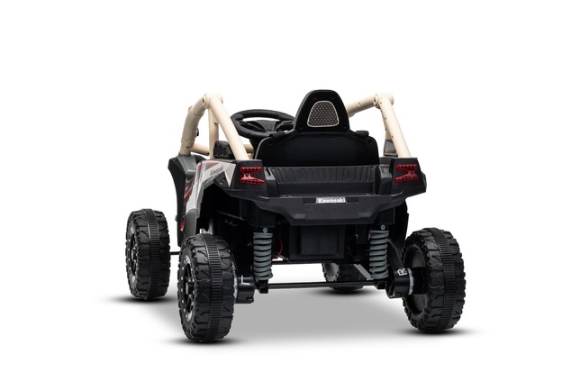 Elektrické autíčko Kawasaki TERYX KRX 1000 12V, khaki, jednomiestne, odpružená zadná nápra