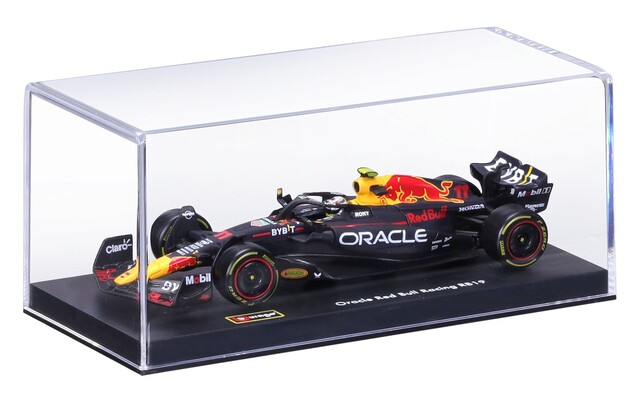 Bburago 1:43 RACE Formula F1 - Red Bull Racing RB20 (2024) #11 (Sergio Pérez) - with drive