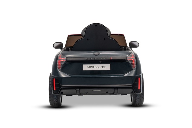 Elektrické autíčko BMW Mini Cooper 12V, čierne, USB Vstup s Bluetooth pripojením na MP3 Pr