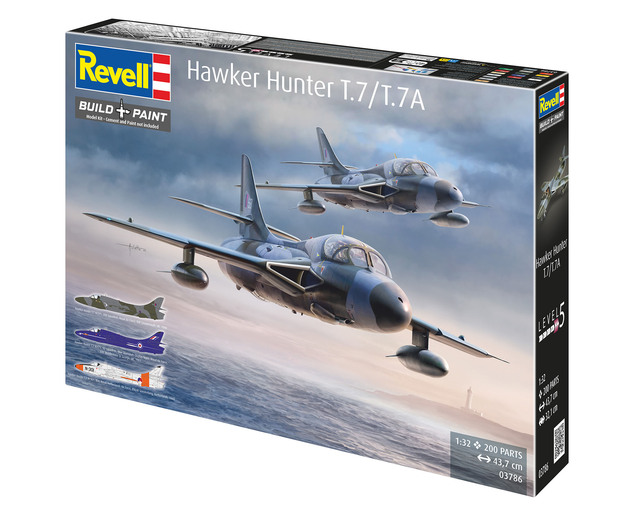Plastic ModelKit aereo 03786 - Hawker Hunter T.7/T.7A (1:32)