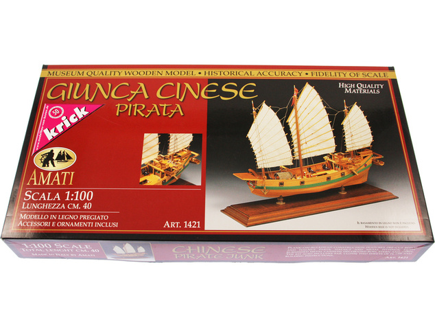 AMATI Čínska džunka 1:100 kit